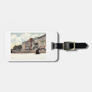 Etiqueta Para Maletas Main Street, Asbury Park, NJ Vintage Postcard