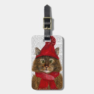 Etiqueta Para Maletas Maine Coon Cat