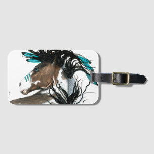 Etiqueta Para Maletas Majestic Pinto Horse de Bihrle