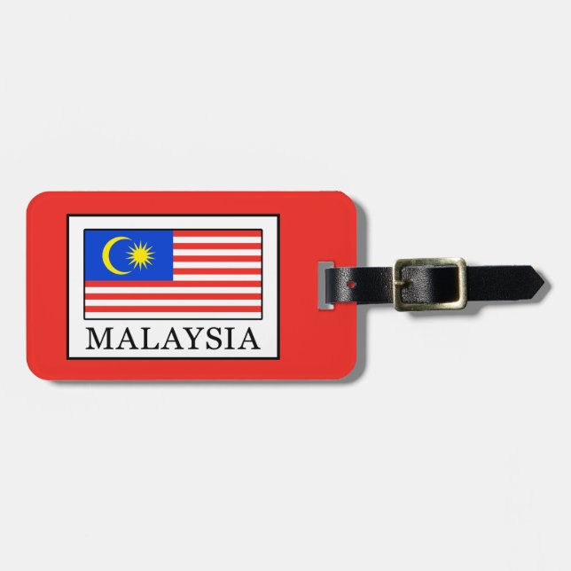 Etiqueta Para Maletas Malasia (Frente Horizontal)