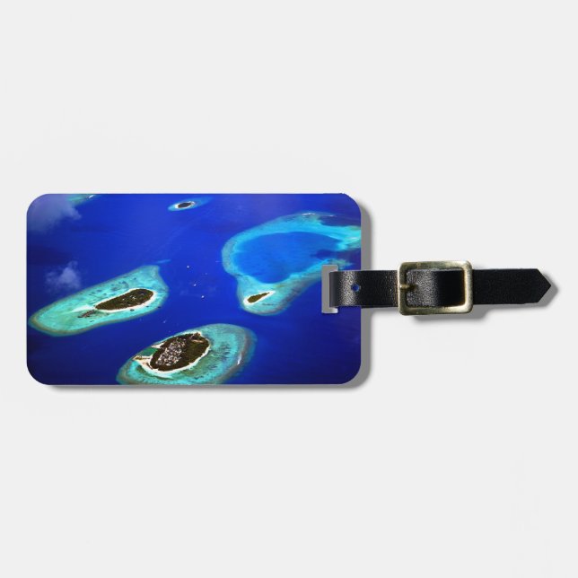 Etiqueta Para Maletas Maldives (Frente Horizontal)