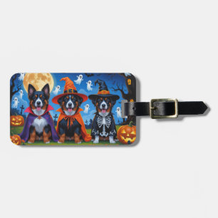 Etiqueta Para Maletas Malinois belga Topkin Halloween Funny