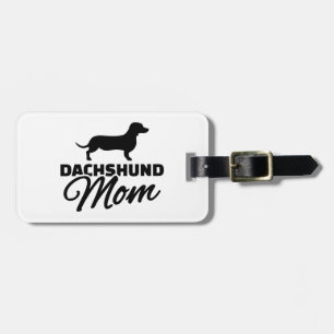 Etiqueta Para Maletas Mamá del Dachshund