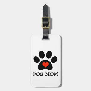 Etiqueta Para Maletas Mamá del perro de Pawprint