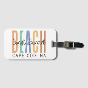 Etiqueta Para Maletas Mamáes de Cape Cod (Sands) de la playa de Coast Gu