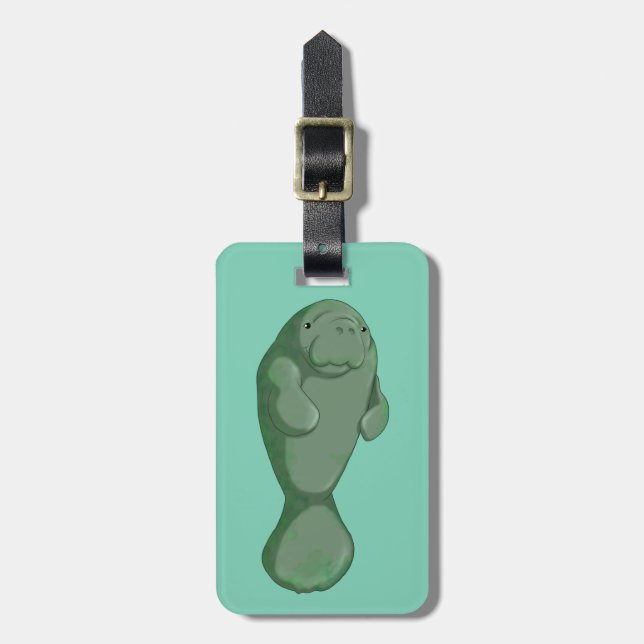 Etiqueta Para Maletas Manatee (Frente Vertical)