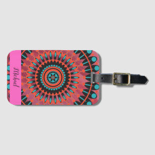 Etiqueta Para Maletas Mandala