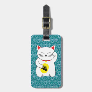 Etiqueta Para Maletas Maneki Neko Lucky Cat