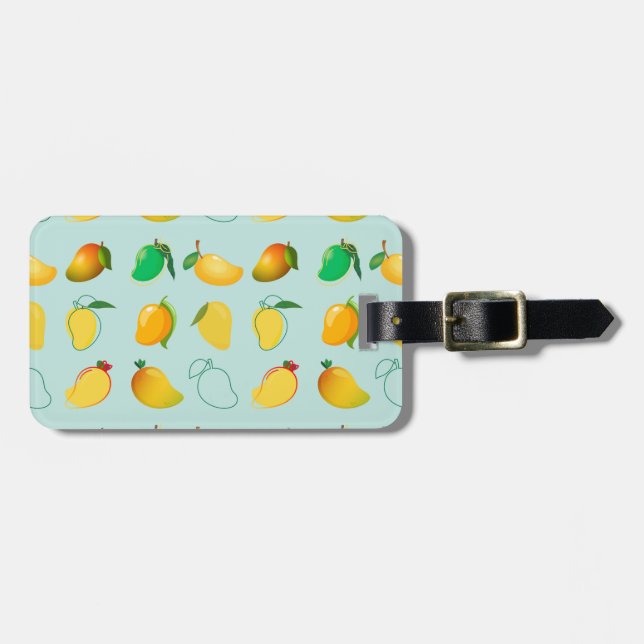 Etiqueta Para Maletas Mango Fresco (Frente Horizontal)