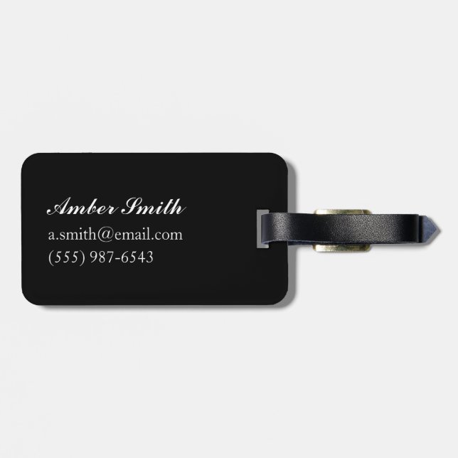 Etiqueta Para Maletas Manhattan del Rockefeller que construye 2012 (Atrás Horizontal)