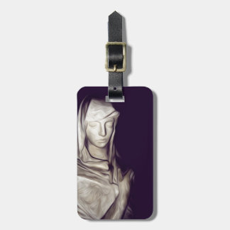 Etiqueta Para Maletas mano en el corazón