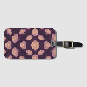 Etiqueta Para Maletas Manta Floral Elegante – Manta Botánica Acogedora 
