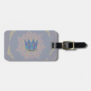 Etiqueta Para Maletas Manténgalo Simple: Pastel Royal Clarity Pattern Ar