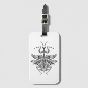 Etiqueta Para Maletas Mantis religiosa inspirada