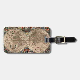 Etiqueta Para Maletas Mapa de época del mundo (1641)