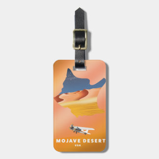 Etiqueta Para Maletas Mapa de Mojave Desert USA