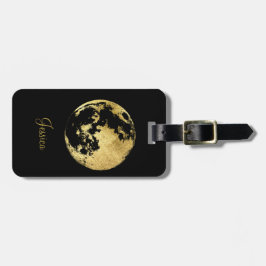 Etiqueta Para Maletas Mapa de oro moderno simple