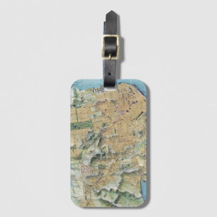 Etiqueta Para Maletas Mapa de San Francisco