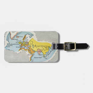 Etiqueta Para Maletas MAPA DEL MUNDO, c1300.