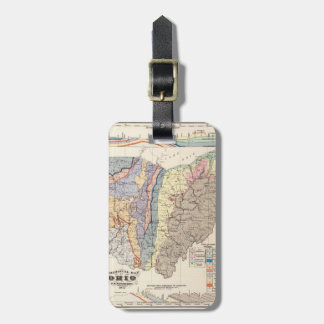 Etiqueta Para Maletas Mapa geológico de Ohio