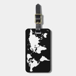 Etiqueta Para Maletas mapas del mundo ~ color del personalizable