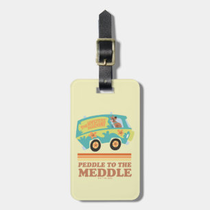Etiqueta Para Maletas Máquina de misterio Scooby-Doo "Peddle to Meddle"