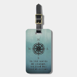 Etiqueta Para Maletas Mar azul de Ombre