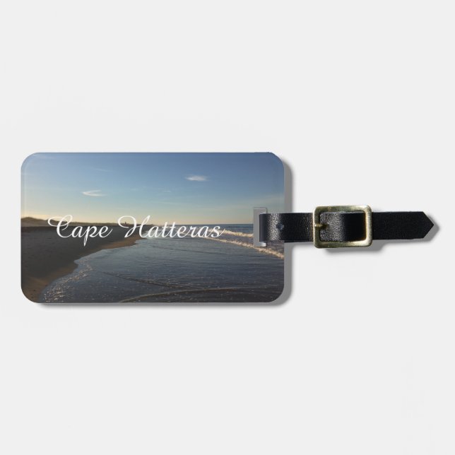 Etiqueta Para Maletas Mar Nacional de Cabo Hatteras (Frente Horizontal)