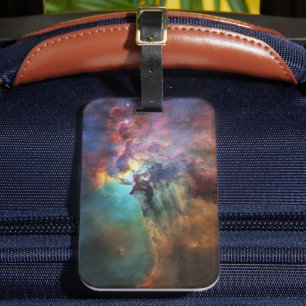 Etiqueta Para Maletas Mares tormentosos de la nebulosa de la laguna en S