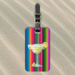 Etiqueta Para Maletas Margarita Lover Limes Tequila Mexico Serape<br><div class="desc">Este diseño se puede personalizar eligiendo la opción Editar diseño. También puede transferir a otros artículos. Póngase en contacto conmigo en colorflowcreations@gmail.com o utilice la opción de chat en la parte superior de la página si desea tener este diseño en otro producto o necesita ayuda con este diseño. Ver más...</div>