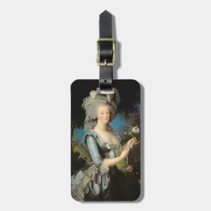 Etiqueta Para Maletas Marie Antonieta con un color de rosa, 1783