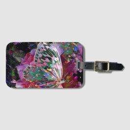 Etiqueta Para Maletas Mariposa Amanecer