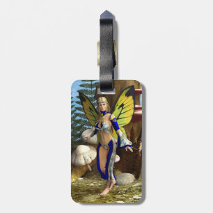 Etiqueta Para Maletas Mariposa de hadas