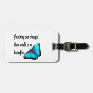 Etiqueta Para Maletas Mariposa de monarca