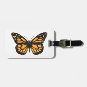 Etiqueta Para Maletas Mariposa monarca