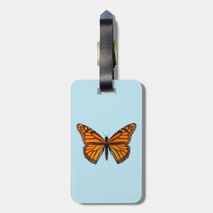 Etiqueta Para Maletas Mariposa Monarca