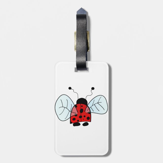 Etiqueta Para Maletas Mariquita (Atrás Vertical)