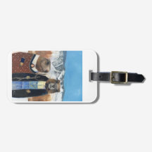 Marmot Bag Tag (American Gothic)
