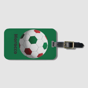 Etiqueta Para Maletas Marruecos Fútbol