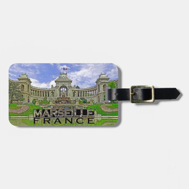 Etiqueta Para Maletas Marsella (Frente Horizontal)