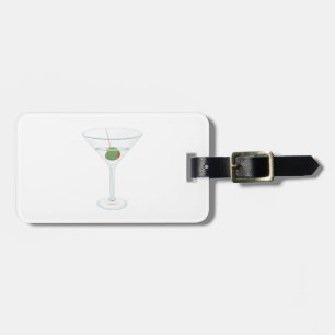 Etiqueta Para Maletas Martini Glass