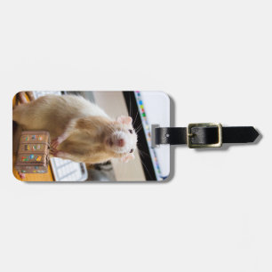 Etiqueta Para Maletas Marty Mouse listo para viajar! (etiqueta del equi