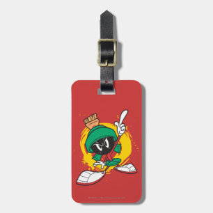 Etiqueta Para Maletas MARVIN THE MARTIAN™ Apuntando hacia arriba