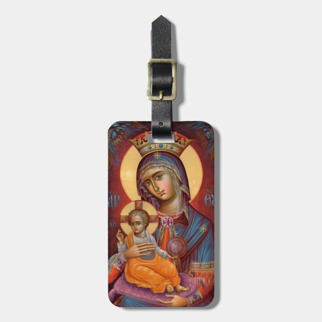 Etiqueta Para Maletas Mary - THEOTOKOS (Frente Vertical)