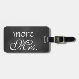 Etiqueta Para Maletas Más señora Chalkboard Luggage Tag