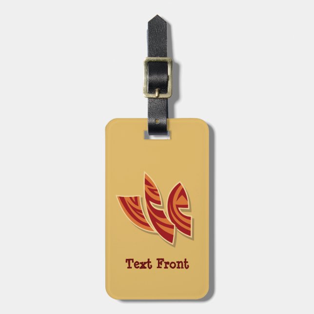 Etiqueta Para Maletas Máscaras africanas (Frente Vertical)