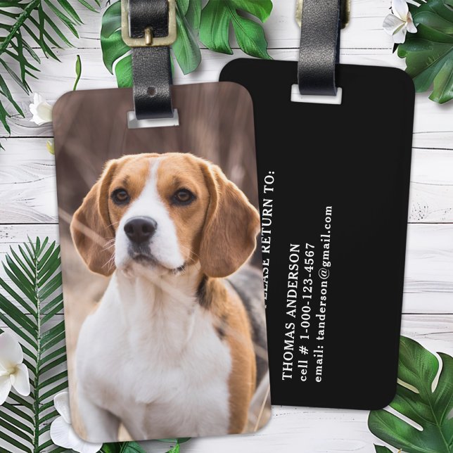 Etiqueta Para Maletas Mascota fotográfico personalizado (Subido por el creador)