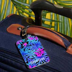 Etiqueta Para Maletas Masculino Tropical Hawaiano