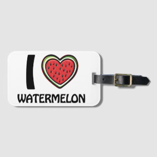 Etiqueta Para Maletas Me encanta la sandía