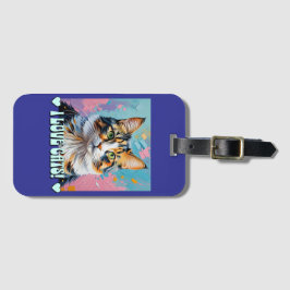 Etiqueta Para Maletas ¡Me Encantan Los Gatos!